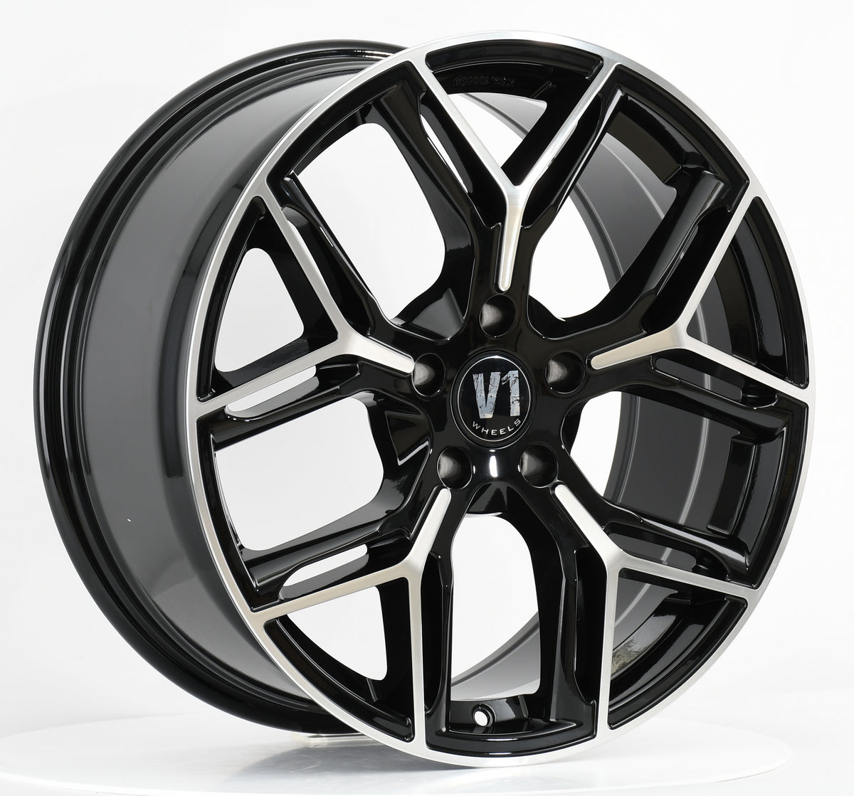 V1 Wheels V4 20 Zoll Schwarz Poliert ET40