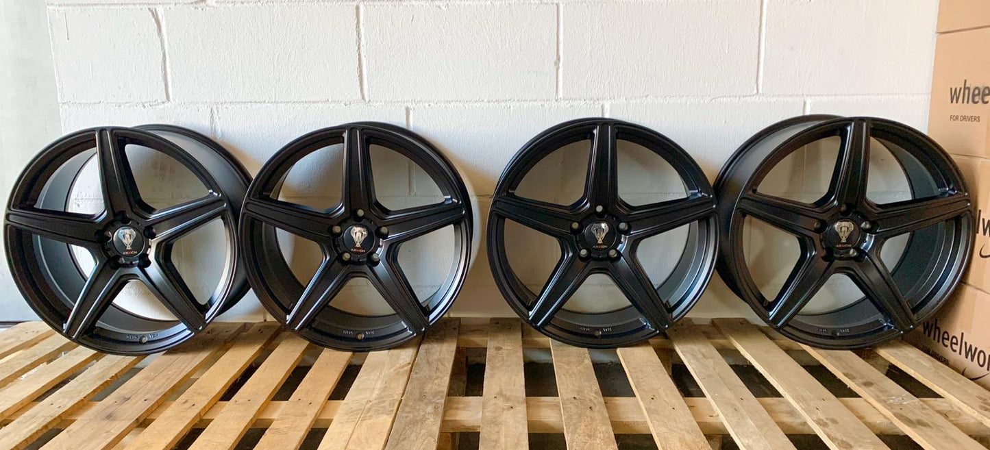 Axxion AX7 Felgen 19 Zoll Schwarz Matt 9,0x19 ET35 5/120