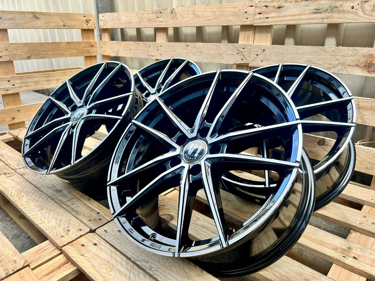 V1 Wheels V3 18 Zoll Schwarz Poliert 8,0x18 ET45 5/120