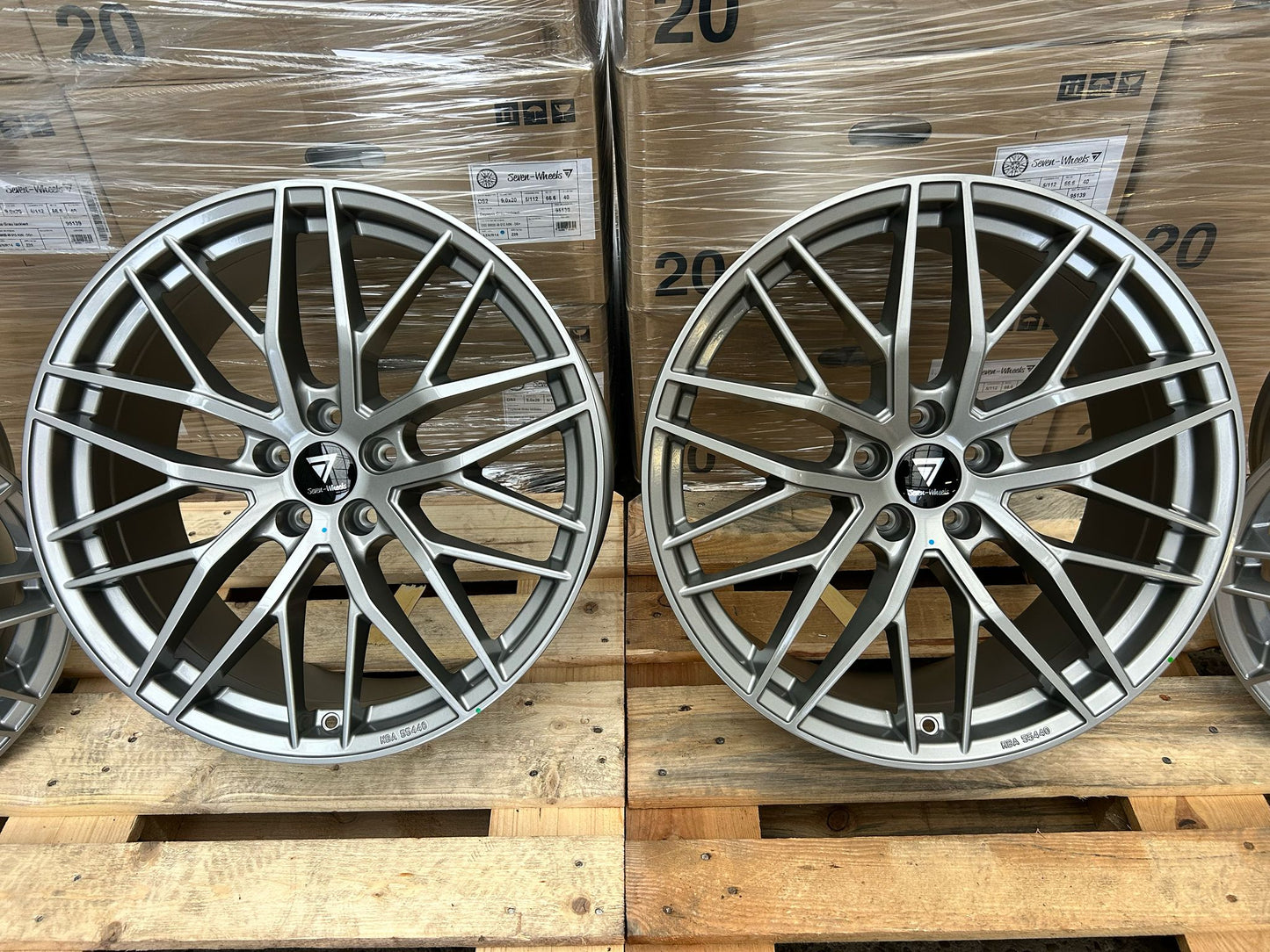 7 Wheels DS2 18 Zoll Grau Glanz 8,0x18 ET30 5/112