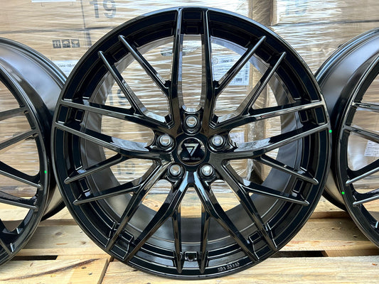 7 Wheels DS2 19 Zoll Schwarz Glanz 8,5x19 ET45 5/114,3