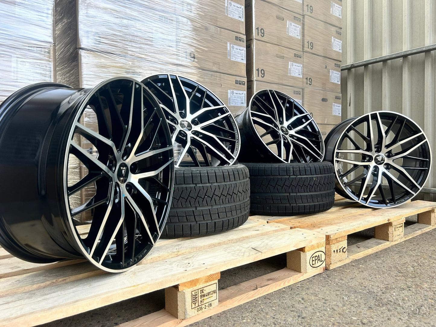 7 Wheels DS2 20 Zoll Schwarz Poliert 9,0x20 ET40 5/112