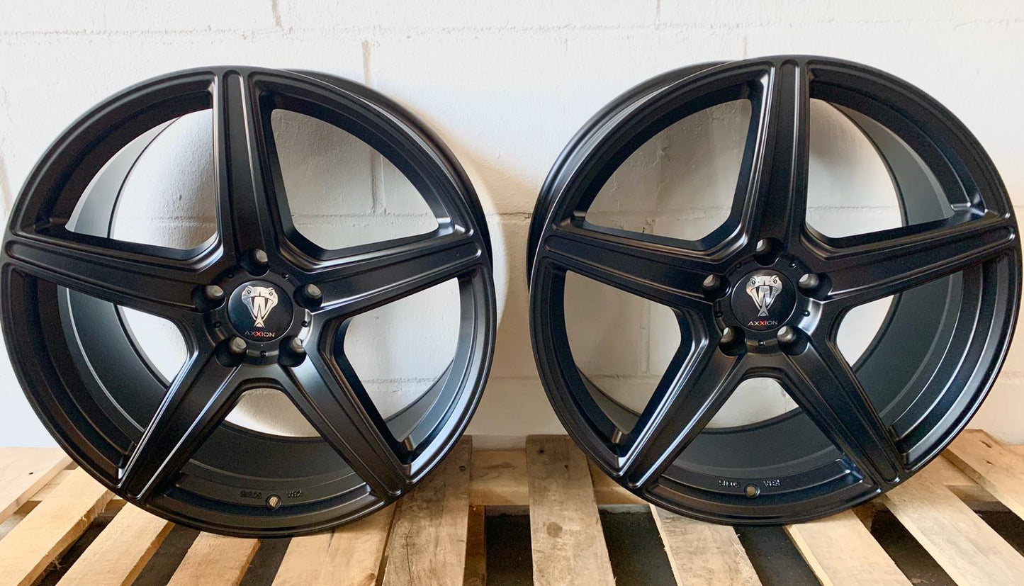 Axxion AX7 Felgen 19 Zoll Schwarz Matt 9,0x19 ET35 5/120