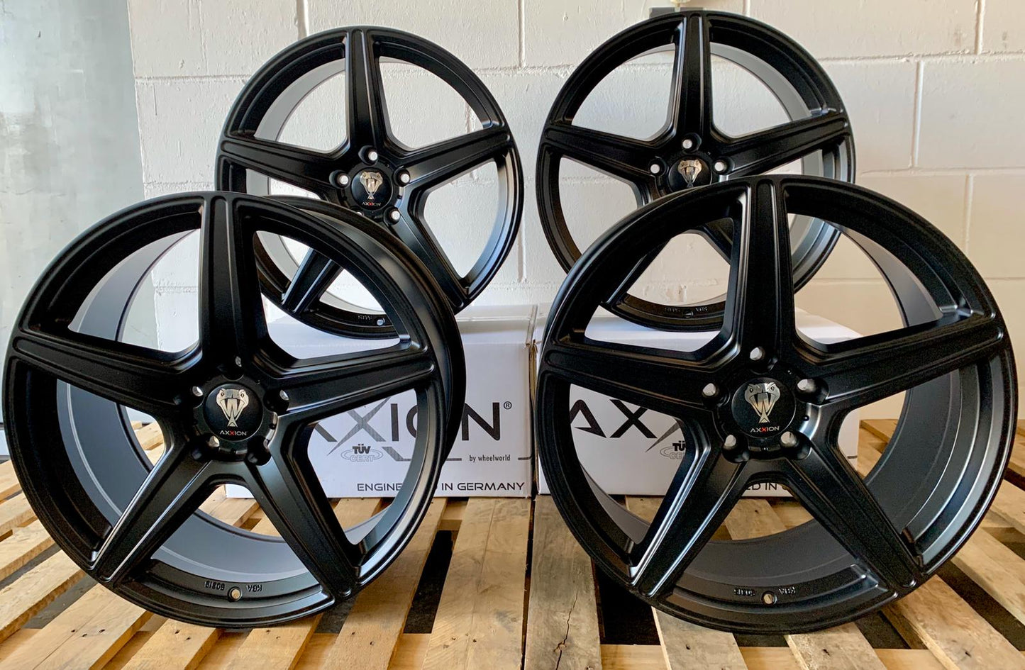 Axxion AX7 Felgen 19 Zoll Schwarz Matt 9,0x19 ET35 5/120