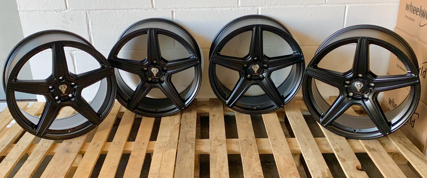 Axxion AX7 Felgen 19 Zoll Schwarz Matt 9,0x19 ET35 5/120