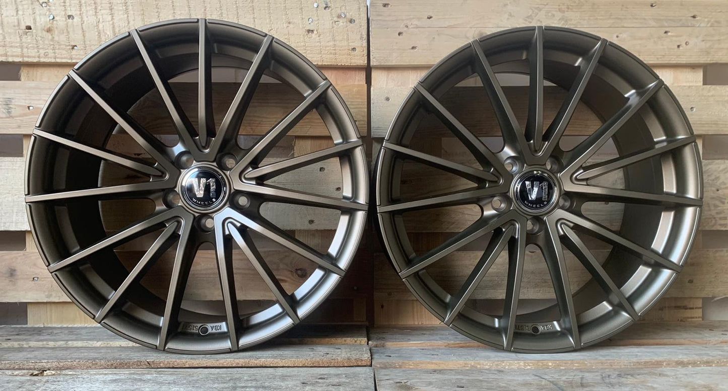 V1 Wheels V2 Felgen 19 Zoll Bronze 8,5x19 ET35 5/120