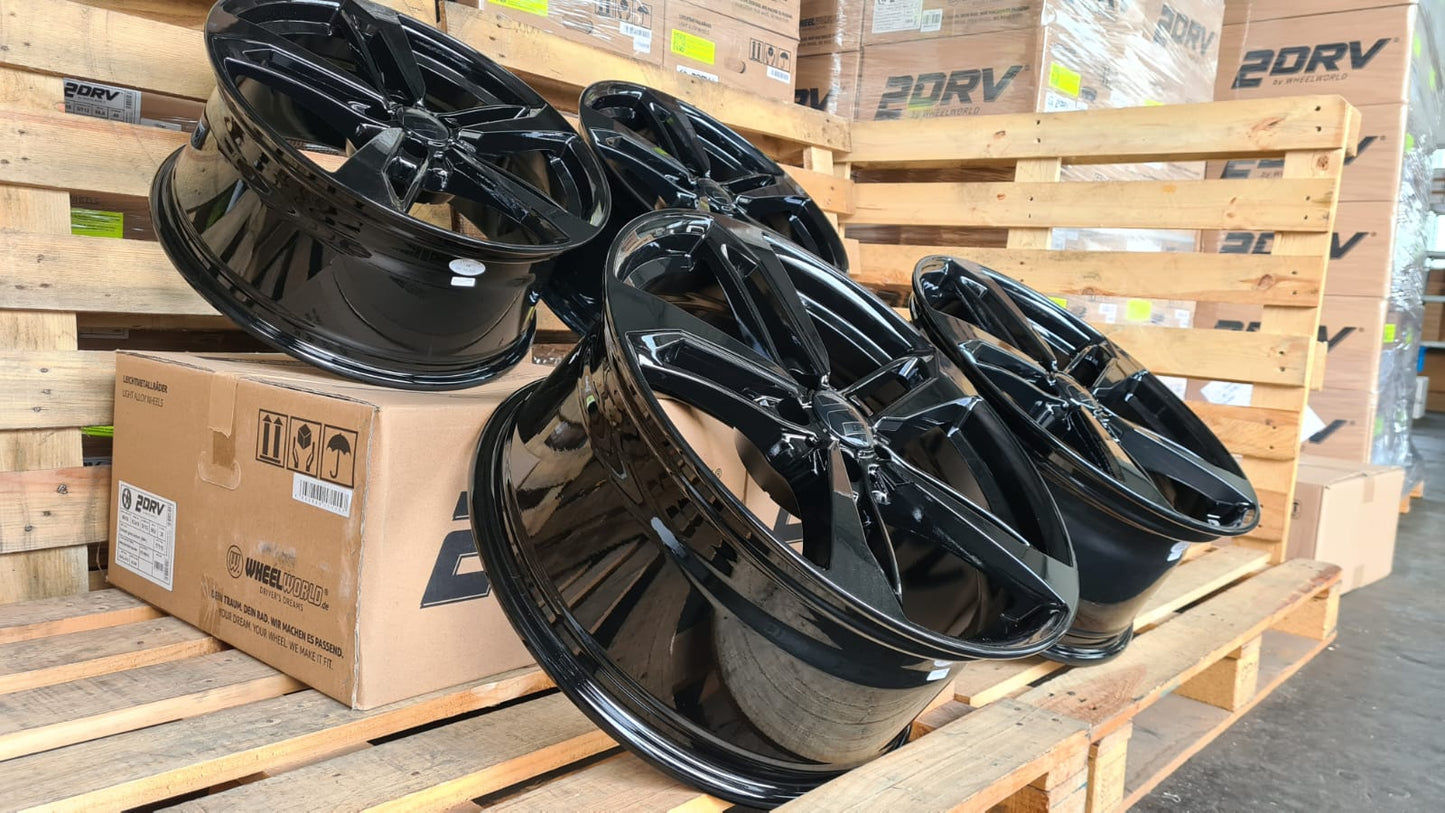 Wheelworld WH36 19 Zoll Schwarz Glanz 8,5x19 ET48 5/112