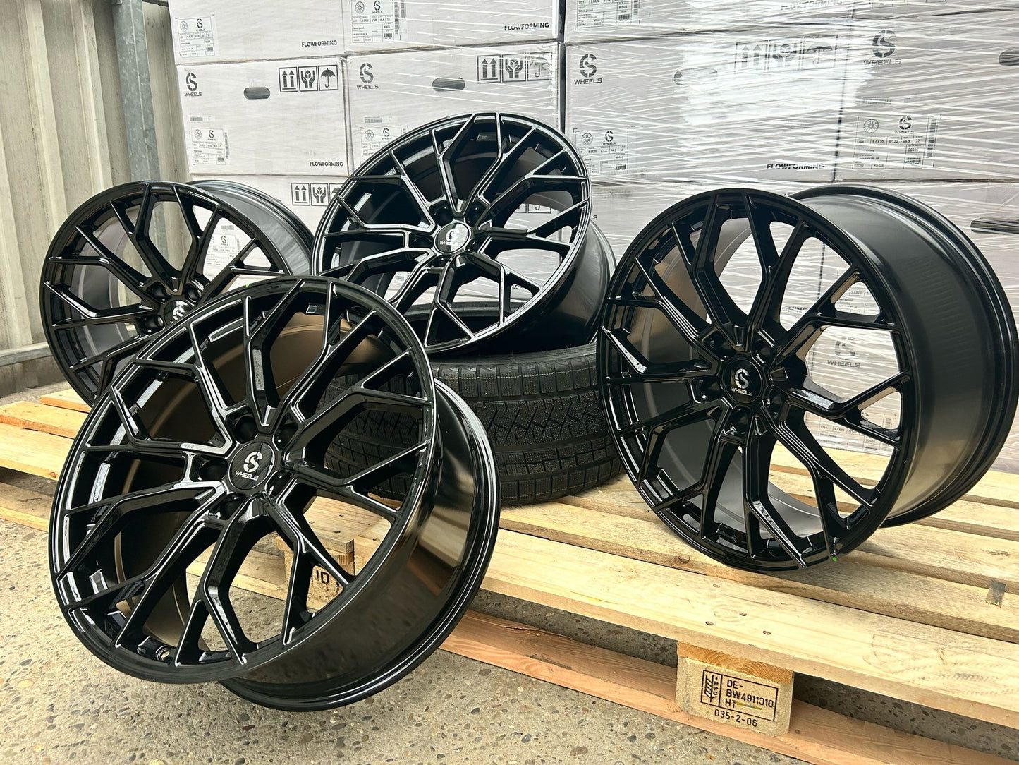 CS Wheels US1 20 Zoll Schwarz Glanz 9,0x20 ET30 5/112