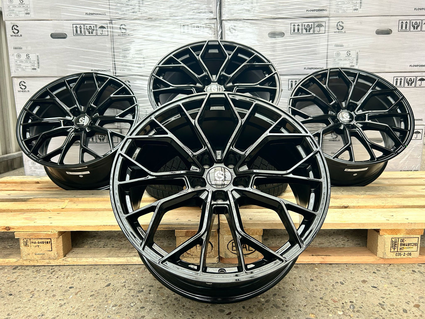 CS Wheels US1 20 Zoll Schwarz Glanz 9,0x20 ET30 5/112
