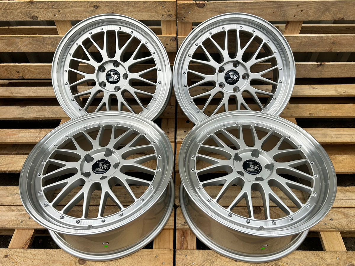 Ultra UA3 19 Zoll Silber Poliert 8,5 und 9,5x19 ET35 5/120