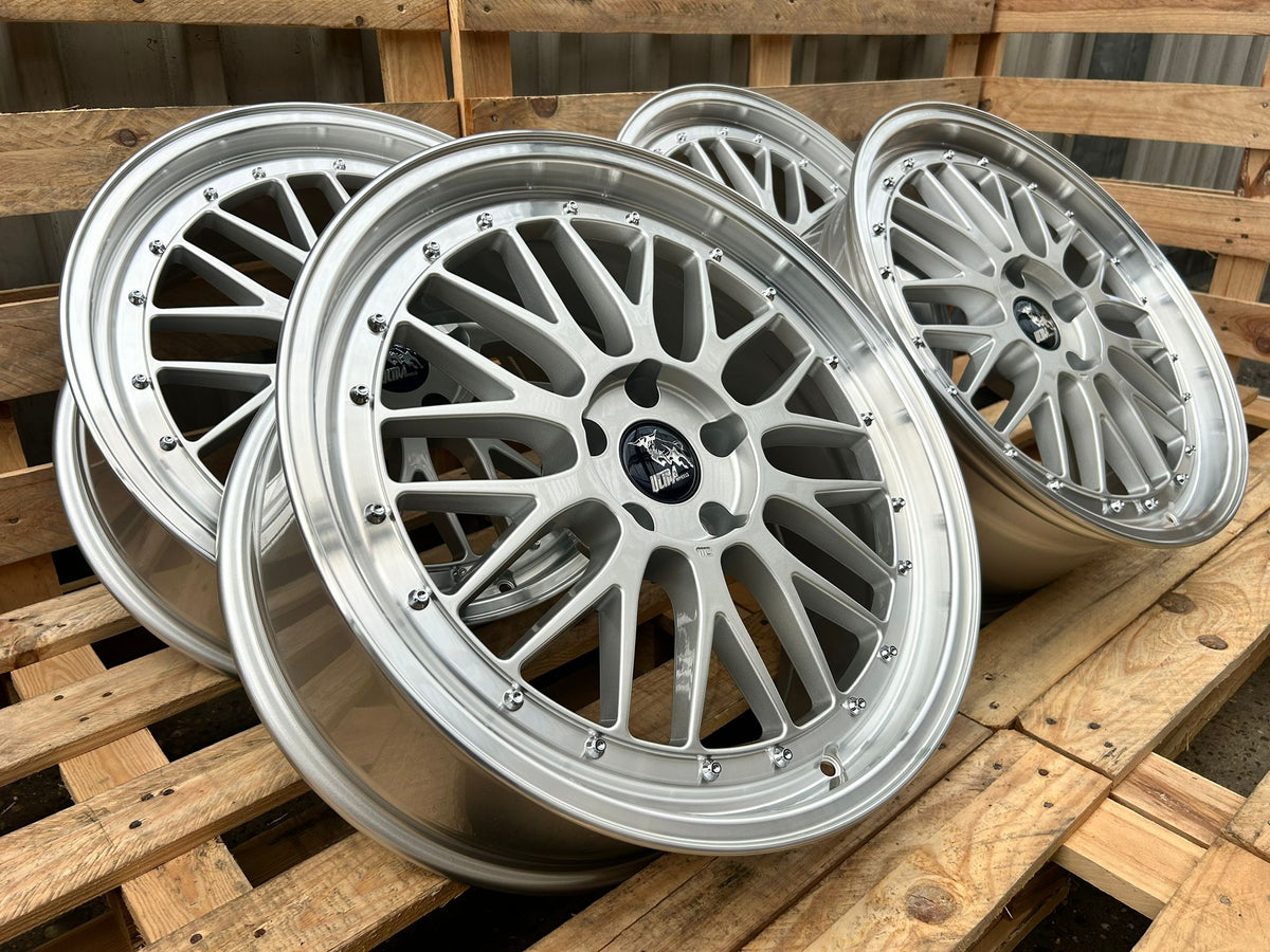 Ultra UA3 19 Zoll Silber Poliert 8,5 und 9,5x19 ET35 5/120