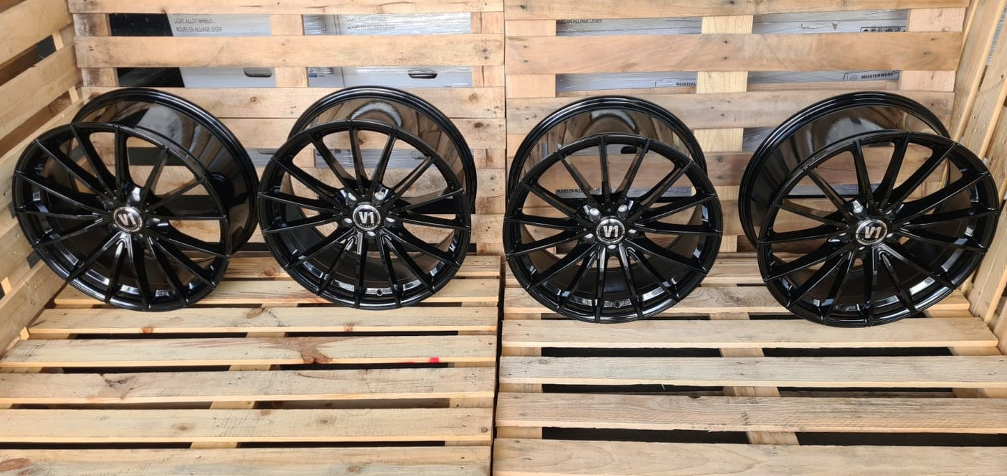 V1 Wheels V2 Felgen 18 Zoll Schwarz 8,0x18 ET45 5/120