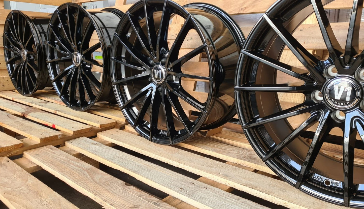 V1 Wheels V2 Felgen 18 Zoll Schwarz 8,0x18 ET45 5/120