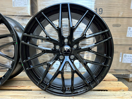 V1 Wheels DS2 20 Zoll Schwarz Glanz für BMW X1 U11 F48 X2 F39 und Mini Countryman