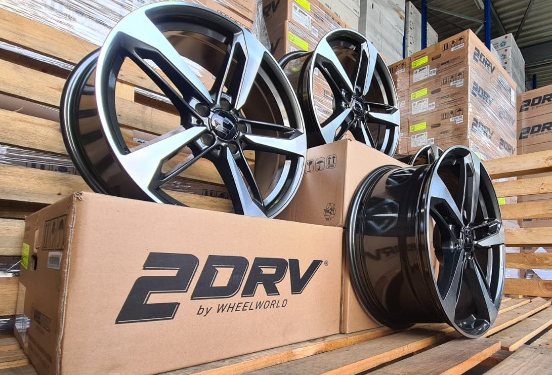 2DRV Wheelworld WH36 Felgen 18 Zoll Grau Poliert 8,0x18 ET48 5/112
