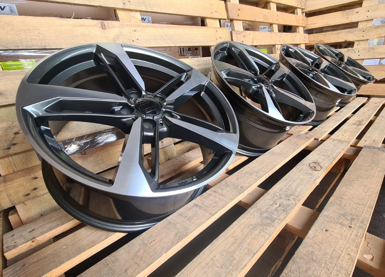 2DRV Wheelworld WH36 Felgen 18 Zoll Grau Poliert 8,0x18 ET48 5/112