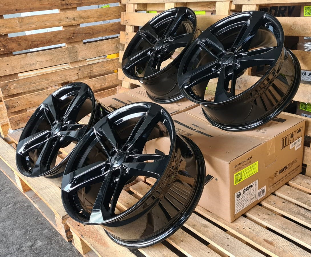 2DRV Wheelworld WH36 Felgen 19 Zoll Schwarz Glanz 8,5x19 ET30 5/112