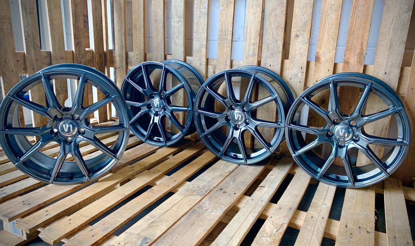 V1 Wheels V1 Felgen 18 Zoll Daytona Grau 8,0x18 ET45 5/112