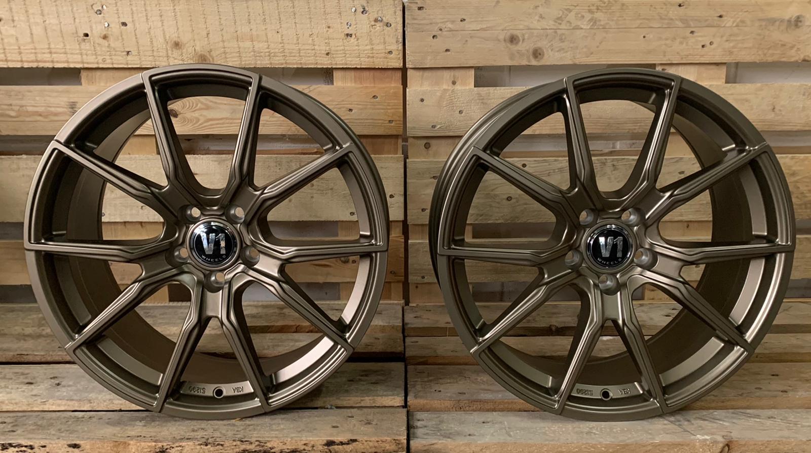 V1 Wheels V1 19 Zoll Felgen in Bronze Matt für BMW 5er F10 F11 und BMW X3 F25