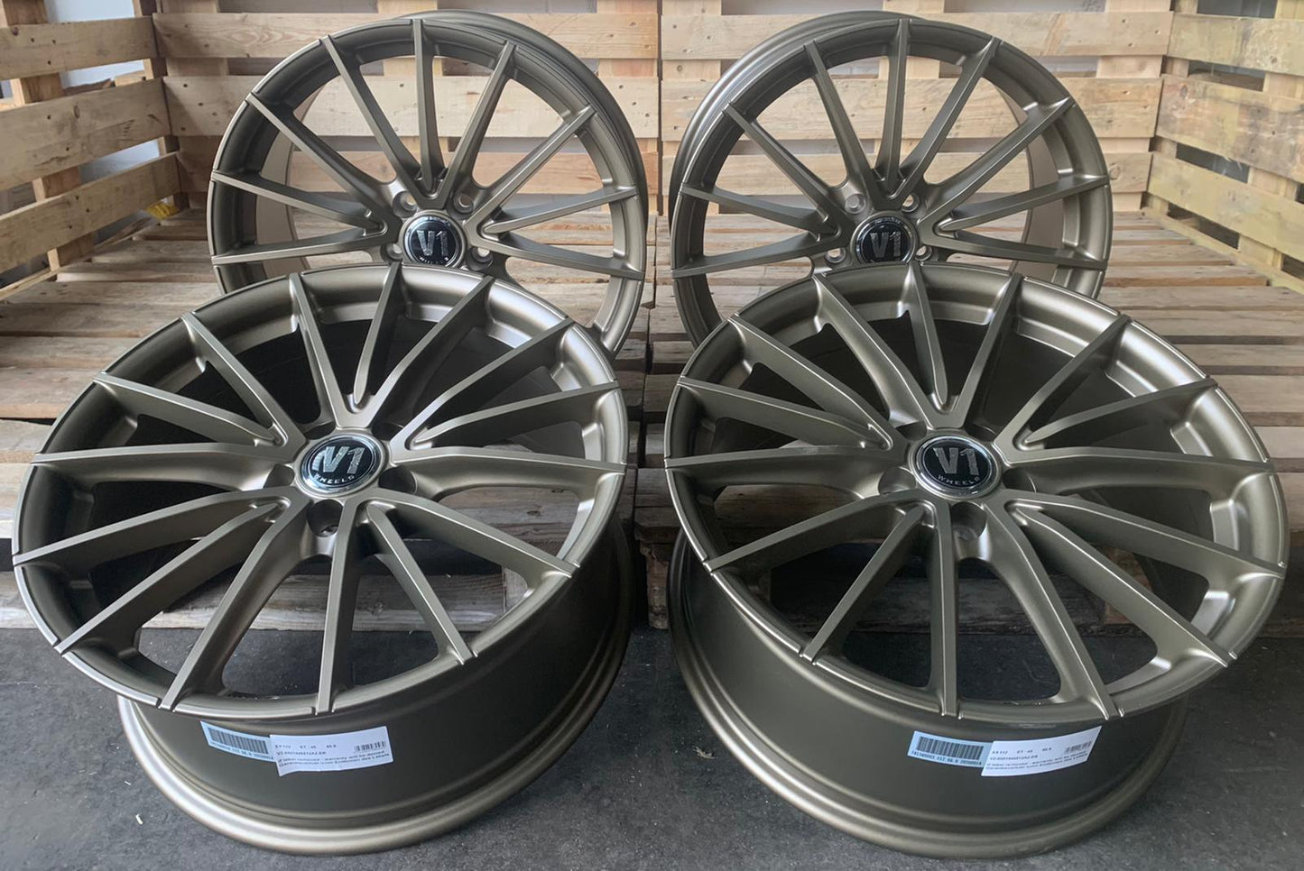 V1 Wheels V2 Felgen 18 Zoll Bronze 8,0x18 ET45 5/112