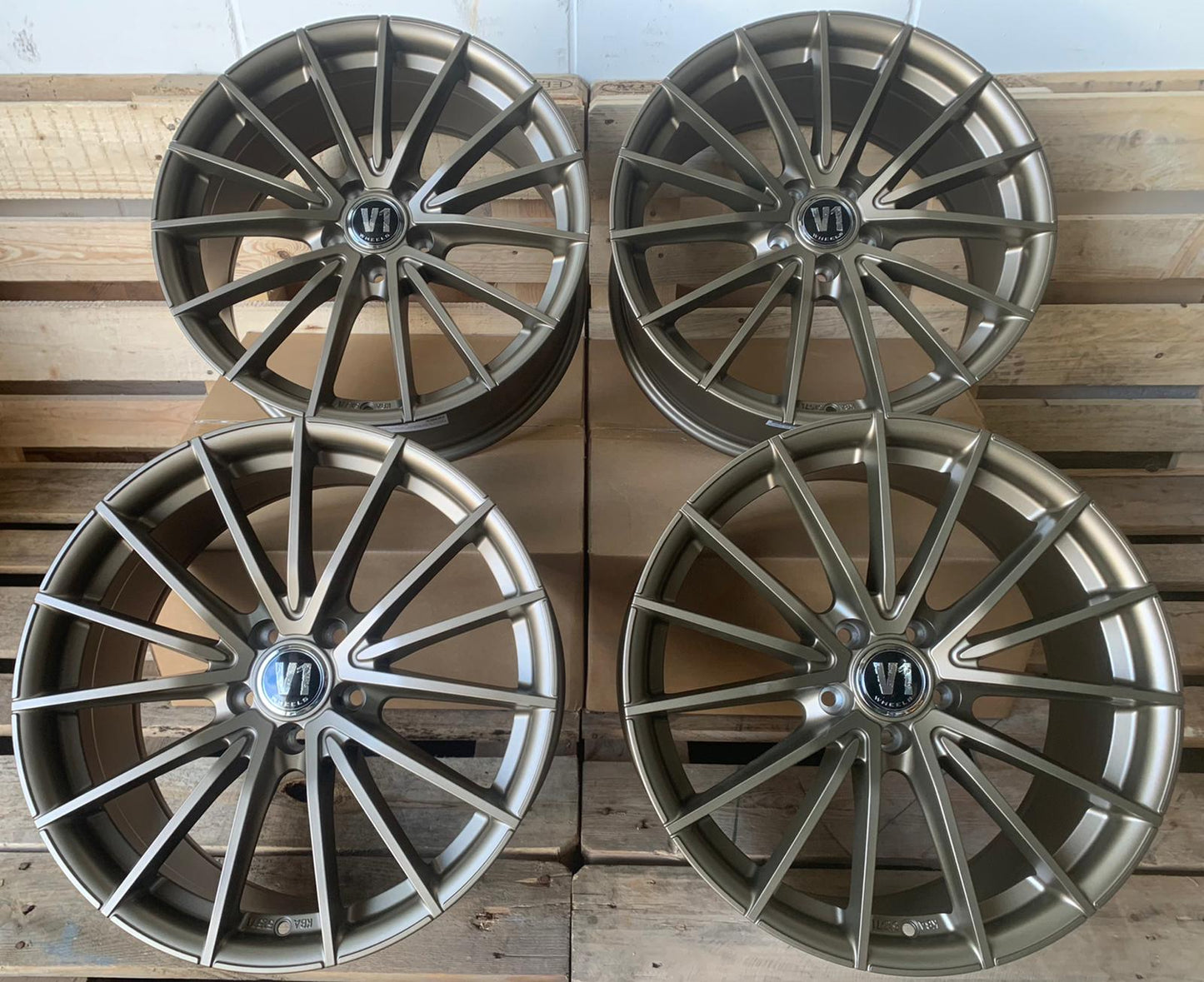 V1 Wheels V2 Felgen 19 Zoll Bronze 8,5x19 ET45 5/112