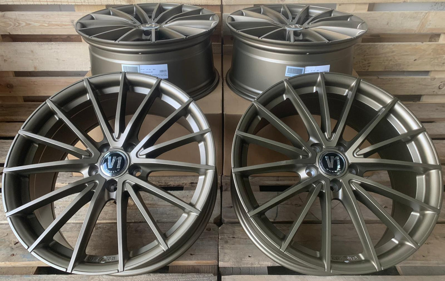 V1 Wheels V2 Felgen 18 Zoll Bronze 8,0x18 ET45 5/112