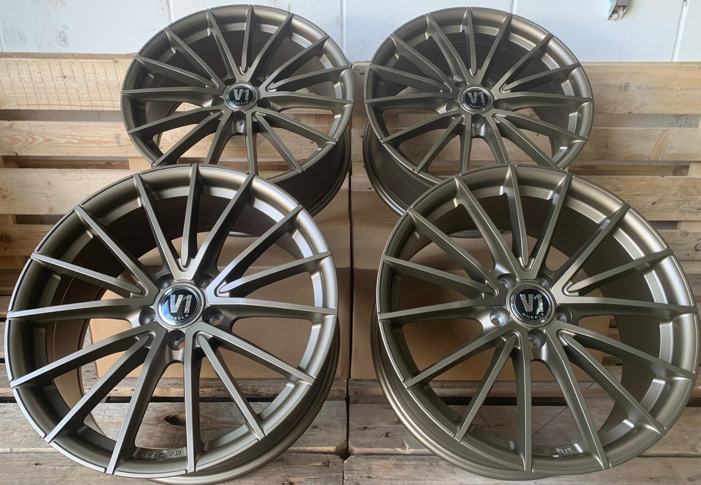 V1 Wheels V2 Felgen 18 Zoll Bronze 8,0x18 ET45 5/112