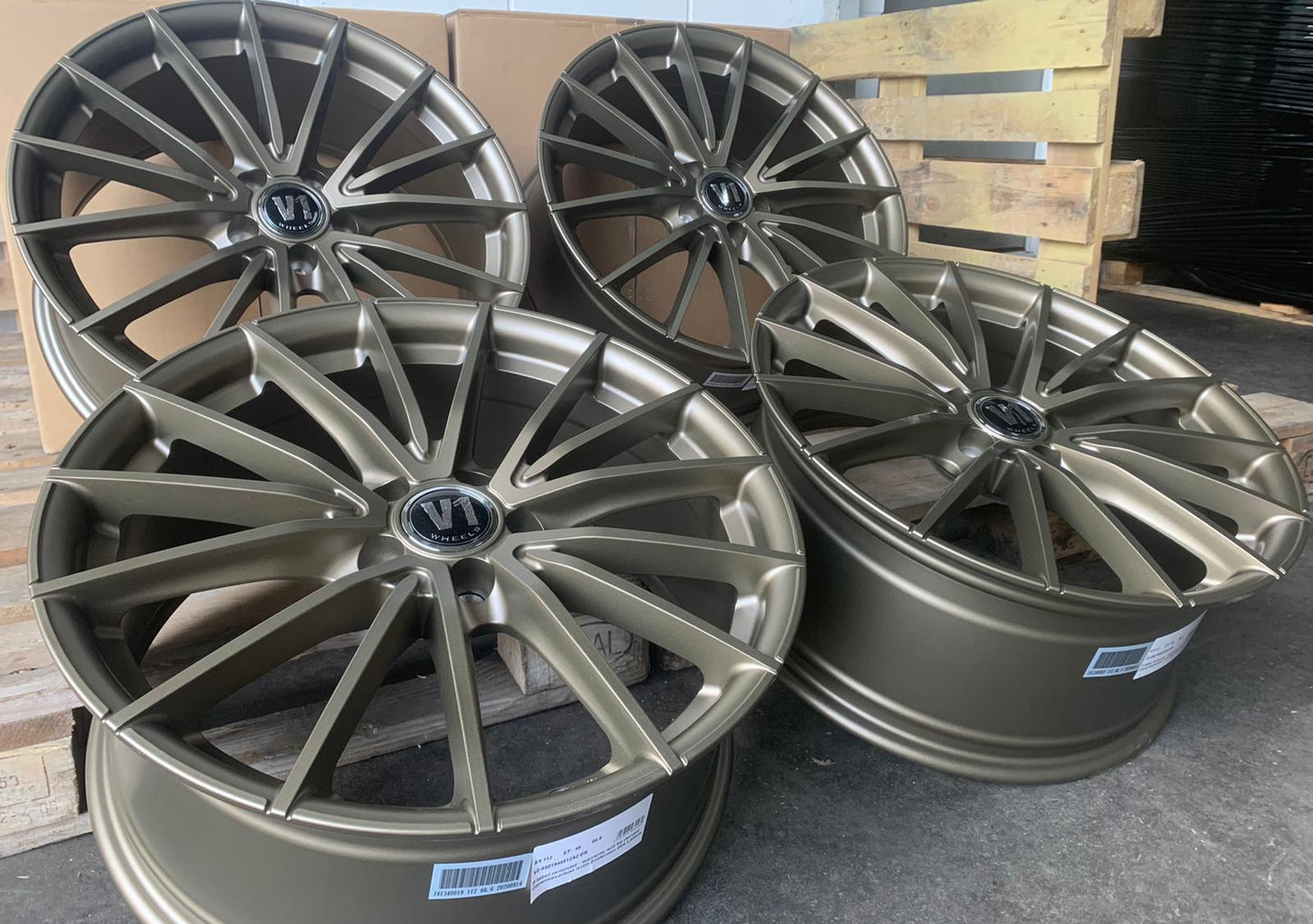 V1 Wheels V2 Felgen 19 Zoll Bronze 8,5x19 ET45 5/112