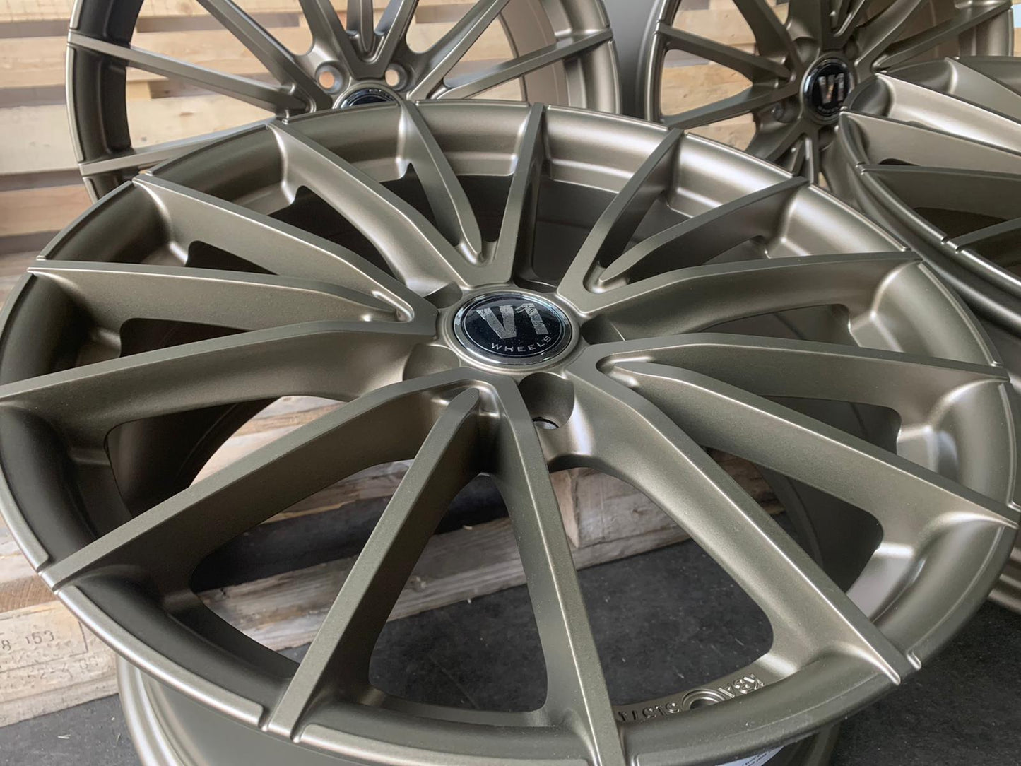 V1 Wheels V2 Felgen 19 Zoll Bronze 8,5x19 ET45 5/112