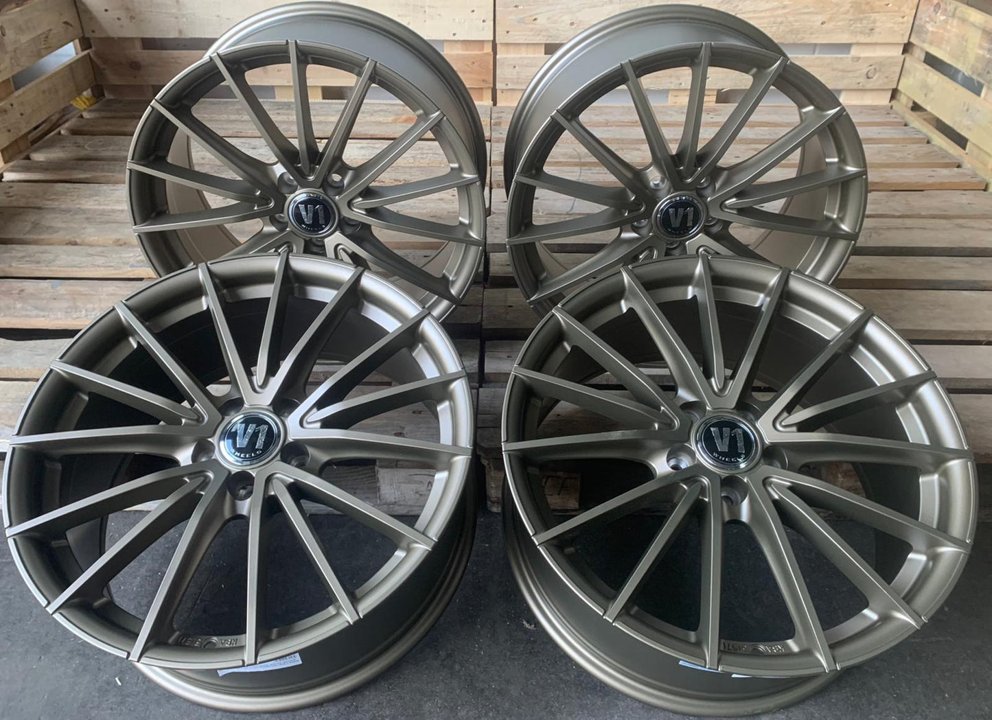 V1 Wheels V2 Felgen 18 Zoll Bronze 8,0x18 ET45 5/112