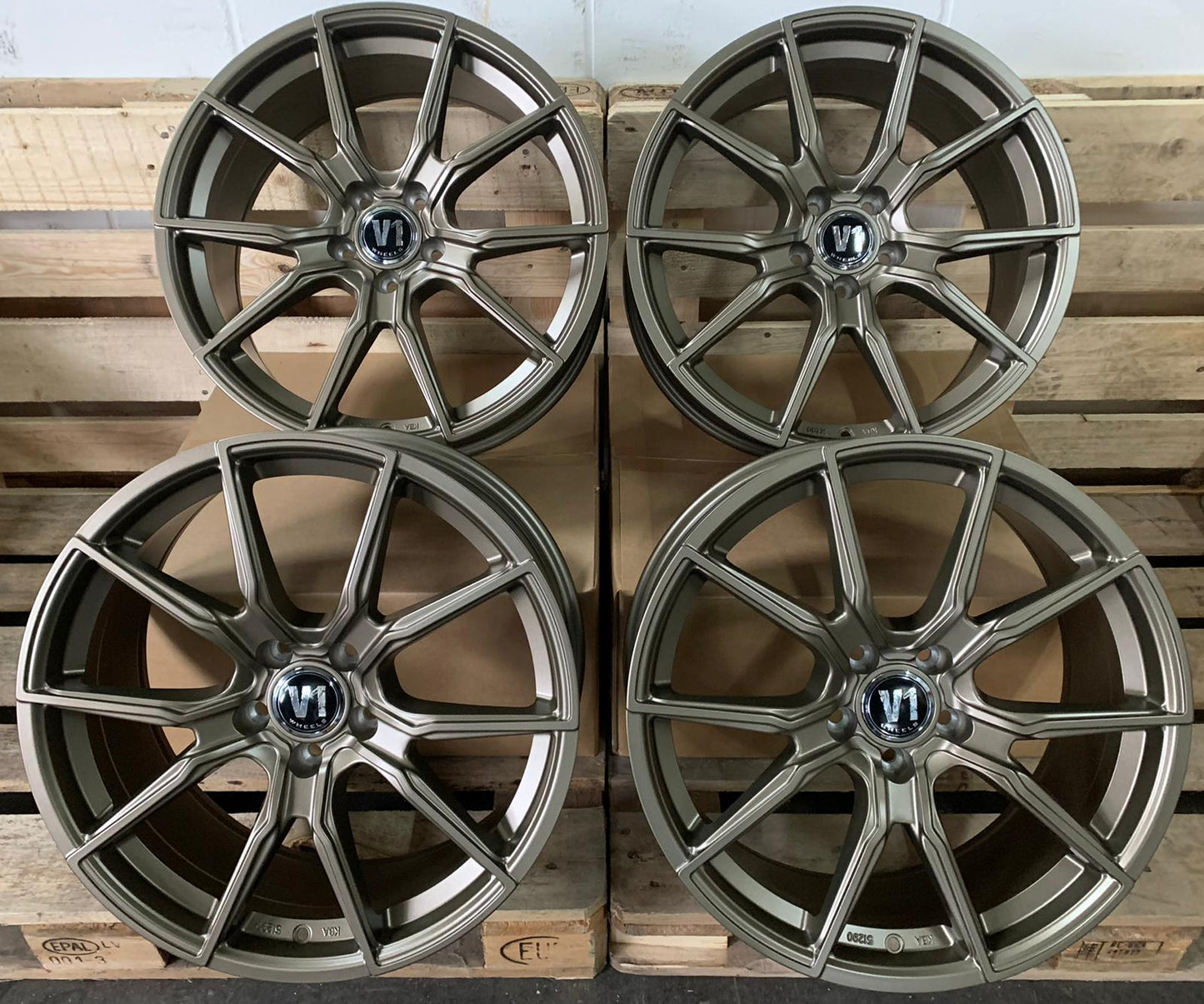 V1 Wheels V1 19 Zoll Alufelgen Bronze Matt für BMW E90 E91 E92 und BMW X4 F26