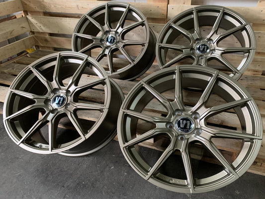 4er Satz V1 Wheels V1 19 Zoll Bronze Matt Alufelgen passend für BMW 3er F30 F31 und 4er F32 F36